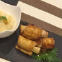 豚薄切り肉と油げで節約レシピ～旬のたけのこで木の芽和え　♪♪