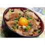 ガッツリ!食べたくてどんぶり飯を作りました♪豚てりたま丼★