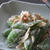 『鶏ささみとスナップエンドウの胡麻マヨ和え』。