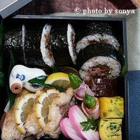 ◇しぐれ煮のキムパ風弁当