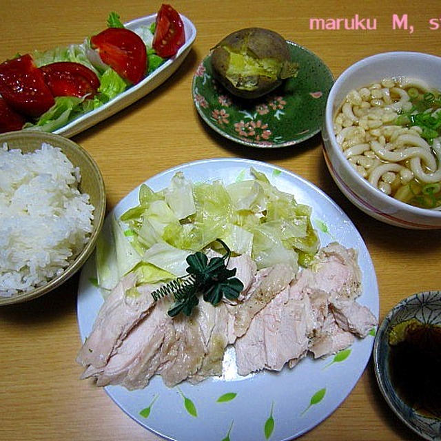 疲れた日の簡単＆節約メニュー（鳥の蒸し煮）