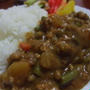 我が家のひき肉カレー♪