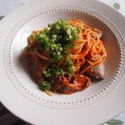 トマトソースパスタ
