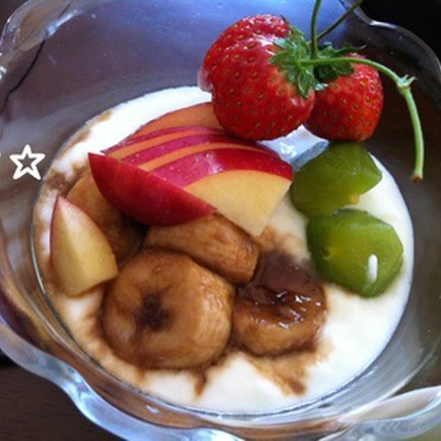 健康的なフルーツヨーグルト By 黒んぼみぃさん レシピブログ 料理ブログのレシピ満載