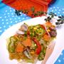 レンジで簡単野菜たっぷりカレー春雨!!