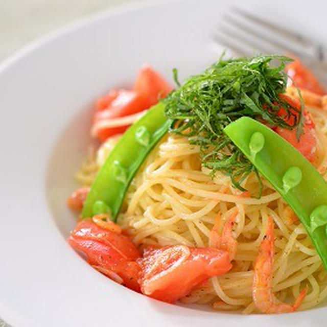 桜海老とフレッシュトマトのスパゲティ By 槙 かおるさん レシピブログ 料理ブログのレシピ満載
