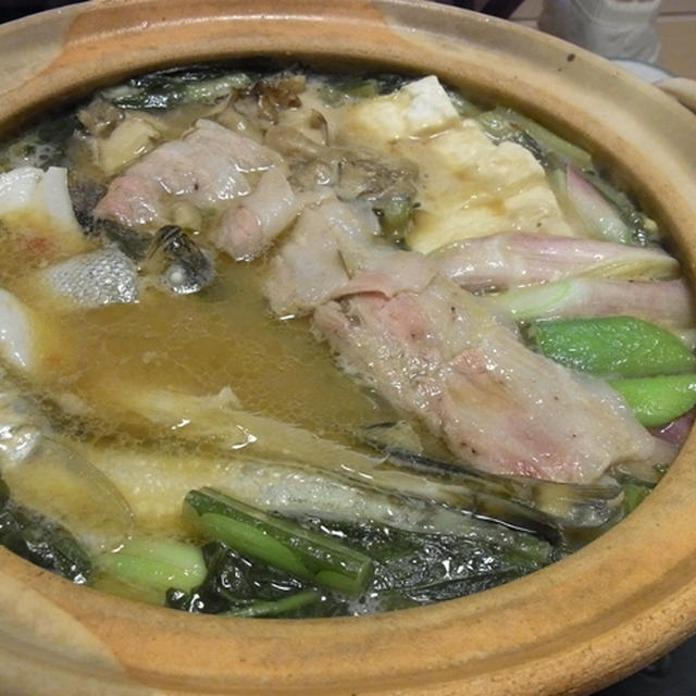 野沢菜味噌豚バラ鍋