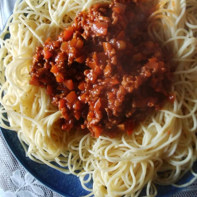 ミートソーススパゲッティ