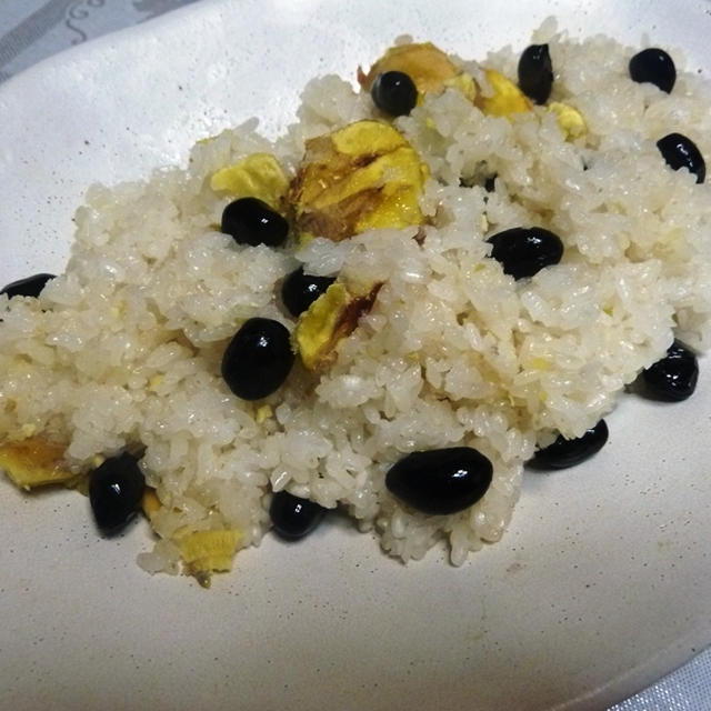 黒豆栗おこわ
