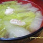 とろーりあったか白菜と豚肉の生姜スープ
