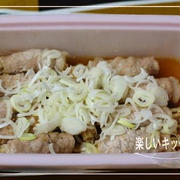 豚のえのき巻きの生姜焼き風