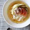 【ヤマキだし部】夏野菜とツナのイタリアンぶっかけ素麺