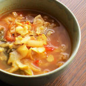 キャラウェイ風味〜キャベツとトマトのスープ