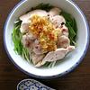 海南鶏飯(シンガポールチキンライス)風ネギダレ丼