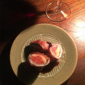 イチジクの豚肉巻き 赤ワインソース