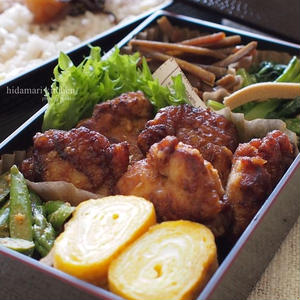 塩麹鶏の唐揚げ　ガーリック&オニオン風味