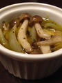 Marinaded shimeji mushrooms