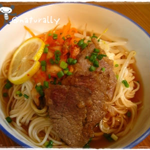 スタミナ焼肉☆冷☆そうめん