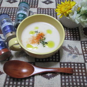 白菜と白ネギのポタージュスープ