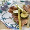 豚ロース肉と夏野菜のメープル粒マスタードマリネ
