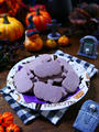 紫芋パウダーdeジャックランタンクッキー