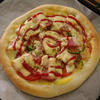 トマトと厚切りベーコンのピザ☆30分で焼けるピザ