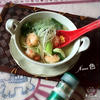 タイ風海老とチンゲン菜のスープ