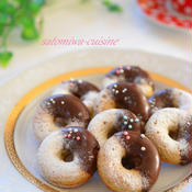ミント＆チョコの焼きドーナツ