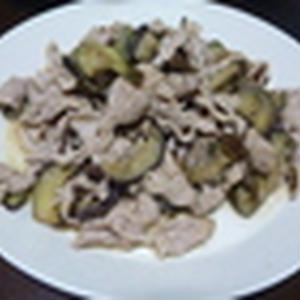 なすと豚肉のクミン炒め