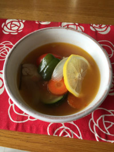 レモングラス香るチキンと夏野菜のスープ のレシピ みんなのスパイスレシピ大集合サイト スパイスブログ