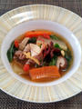 牛肉と野菜の台湾風スープ