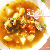 湾岸アラブの具沢山スープ　サルーナ