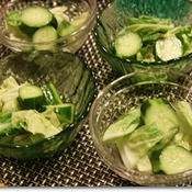 胡瓜と白菜のゆず風味ピクルス