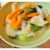 野菜と水餃子のスープ カルダモン風味