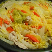 白菜と豚バラの洋風ミルフィーユ鍋