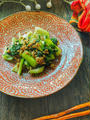 青梗菜とツナのガラムマサラソテー