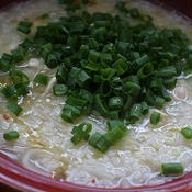 タジン鍋で中華粥