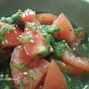 トマトの緑酢和え