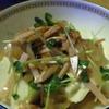 ハムとザーサイのピリ辛豆腐サラダ