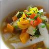 生姜風味の野菜スープパスタ
