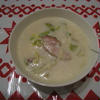 白菜と長ネギの豆乳スープ