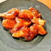 鶏胸肉のピリ辛ケチャップ焼き