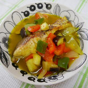 鯛と夏野菜のスープ