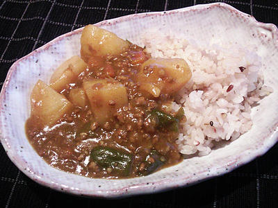 ブーケガルニと雑穀米カレー のレシピ みんなのスパイスレシピ大集合サイト スパイスブログ