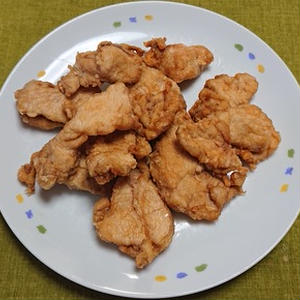 シナモン風味鶏むね肉の塩唐揚げ
