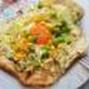枝豆とスイートコーンのレモンペパーミックスピザ