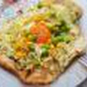 枝豆とスイートコーンのレモンペパーミックスピザ
