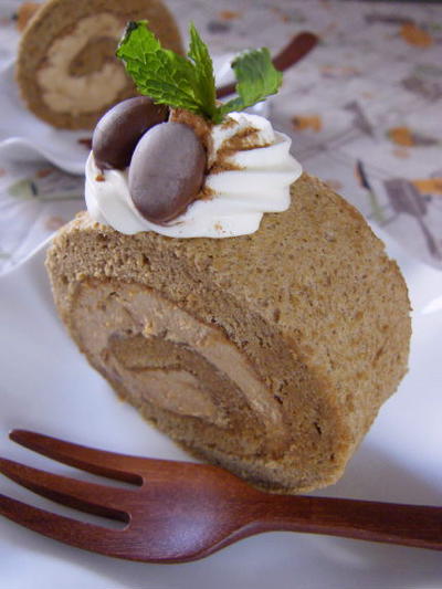 シナモンコーヒーロールケーキ のレシピ みんなのスパイスレシピ大集合サイト スパイスブログ