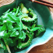 緑の夏野菜のアジアン炒め
