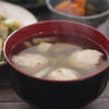 海老団子と白菜と葛切りの食べるスープ